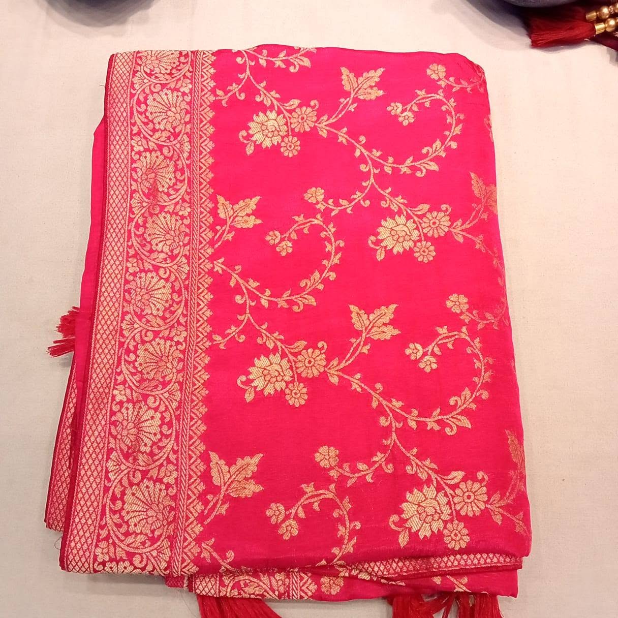 Screen Print Silk Saree